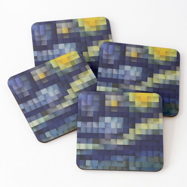 Item preview, Wood Mosaic of Starry Night designed and sold by Vectorheroes.