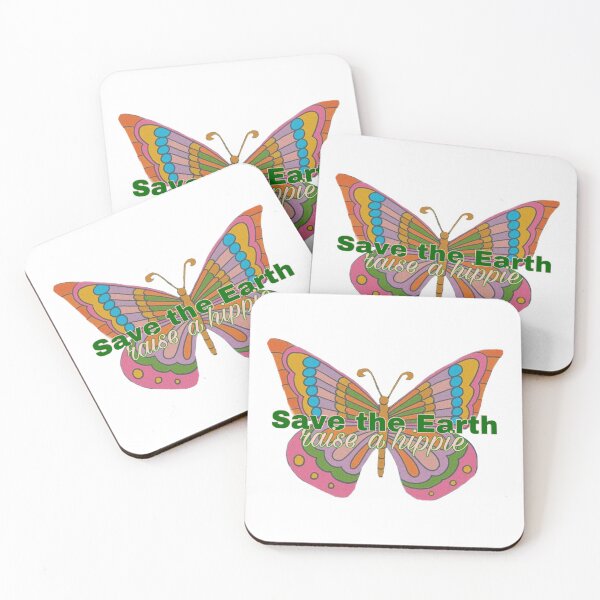 Item preview, Save the earth butterfly  designed and sold by goodvibstickers.