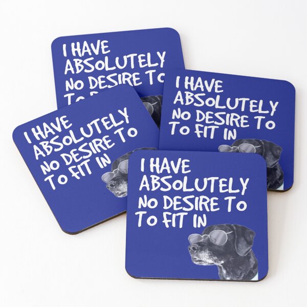 Item preview,  I Have Absolutely No Desire To Fit In Dog Funny Introvert Gift designed and sold by DanVsPOD.