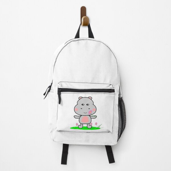 Vista previa del artículo con la obra «Lindo hipopótamo kawaii», diseñado y vendido por lovelyandcute.