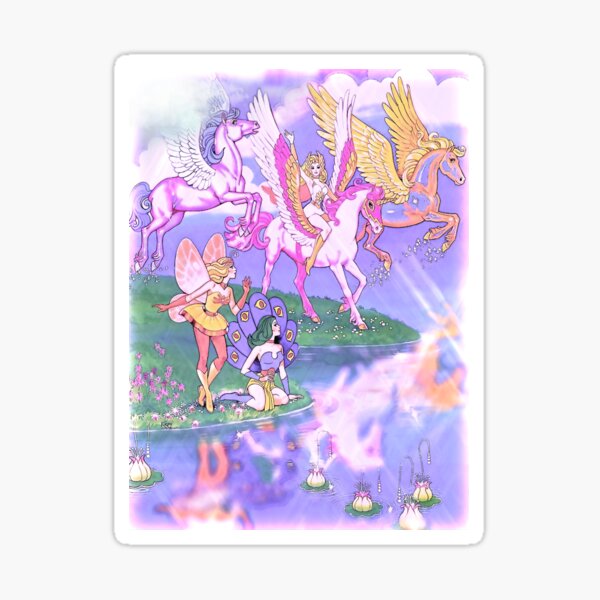 Prinzessin der Power-Pastell-Strahlung Sticker
