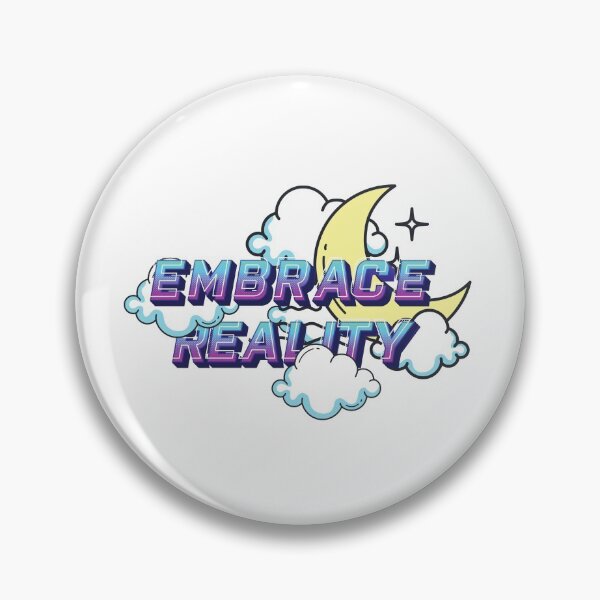 Item preview, Embrace reality, moon and clouds  designed and sold by Yellowsprint.
