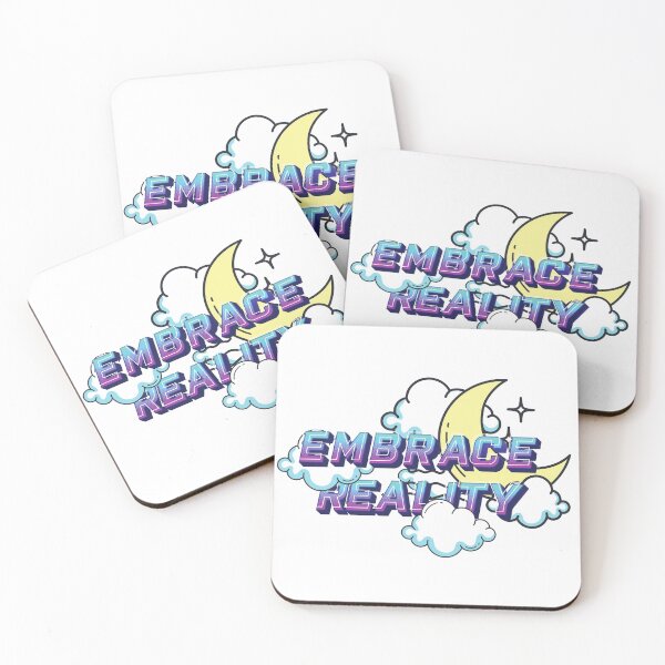 Item preview, Embrace reality, moon and clouds  designed and sold by Yellowsprint.