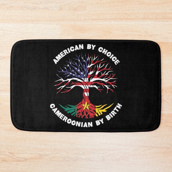 Item preview, Cameroonian By Birth American By Choice, Half Cameroonian Half American Flag, Cameroonian Roots Tree designed and sold by ArtsyloShop.