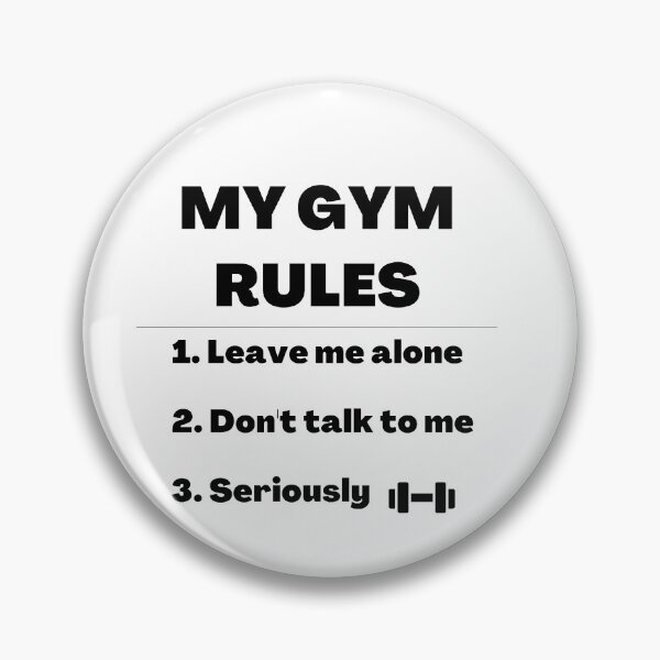Item preview, My gym rules designed and sold by Beeroclock.