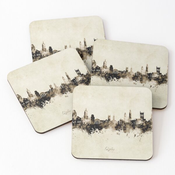 Aperçu de l'œuvre Paisley Scotland Skyline créée et vendue par ArtPrints.