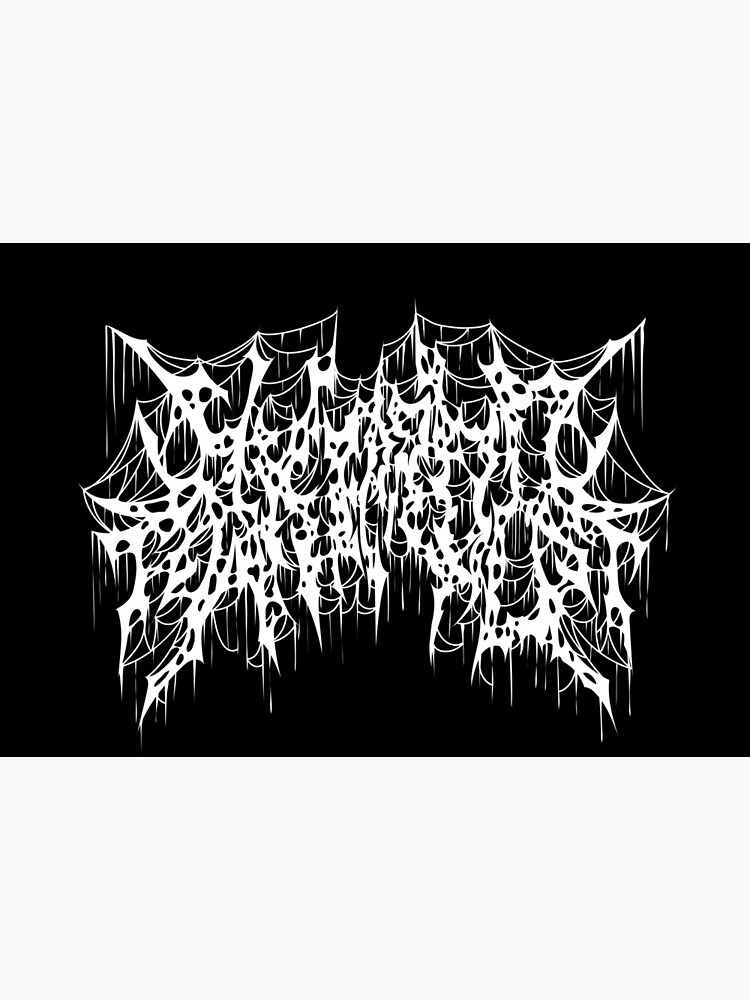 AKIProd Death Metal logo Poster for Sale by AKIProduction