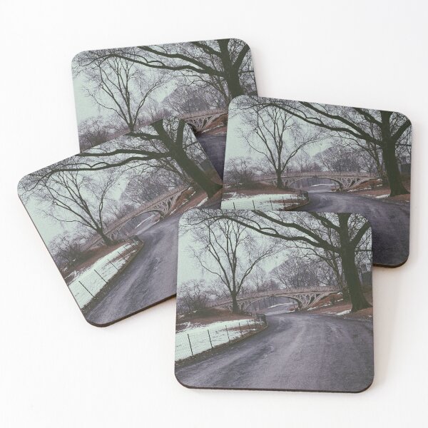 Item preview, Central Park Bridge in Snowy NYC designed and sold by Superior-Prints.