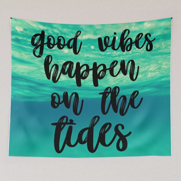 Item preview, Good vibes happen on the tides designed and sold by Theleochick.