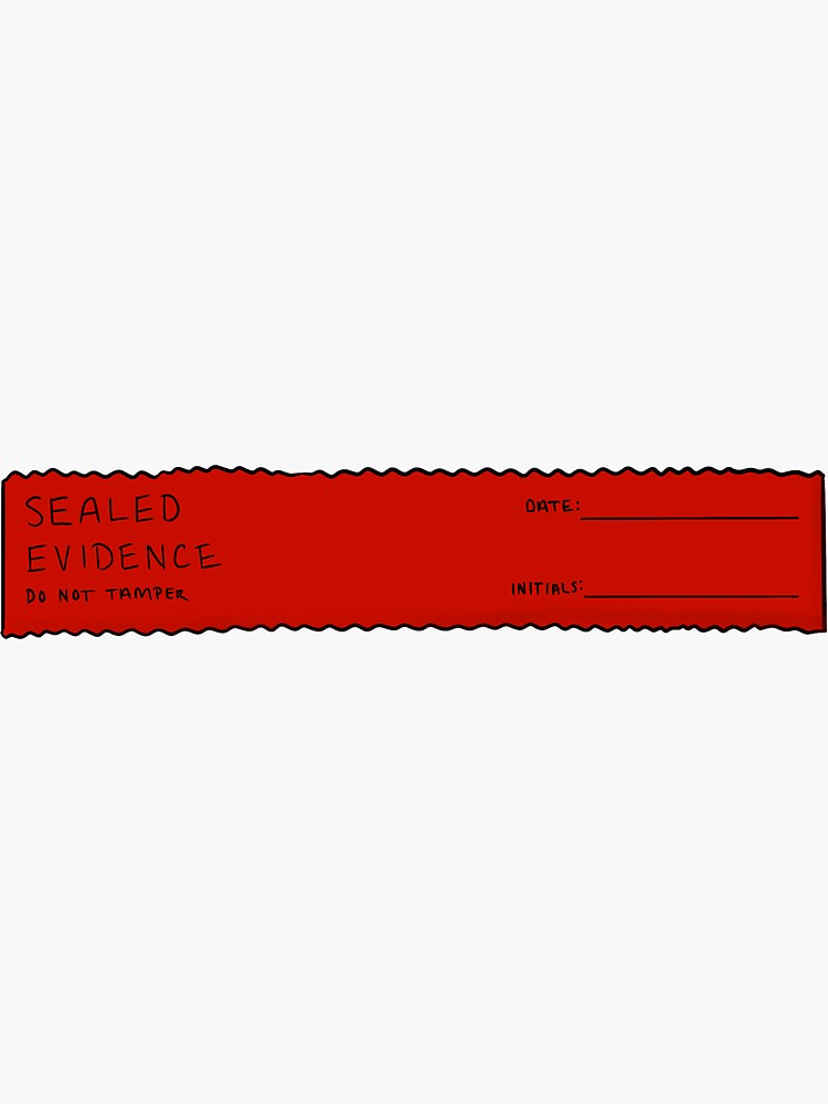 evidence-tape-sticker-for-sale-by-ajohnson1411-redbubble