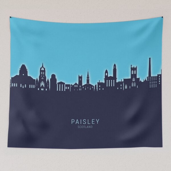 Item preview, Paisley Scotland Skyline designed and sold by ArtPrints.