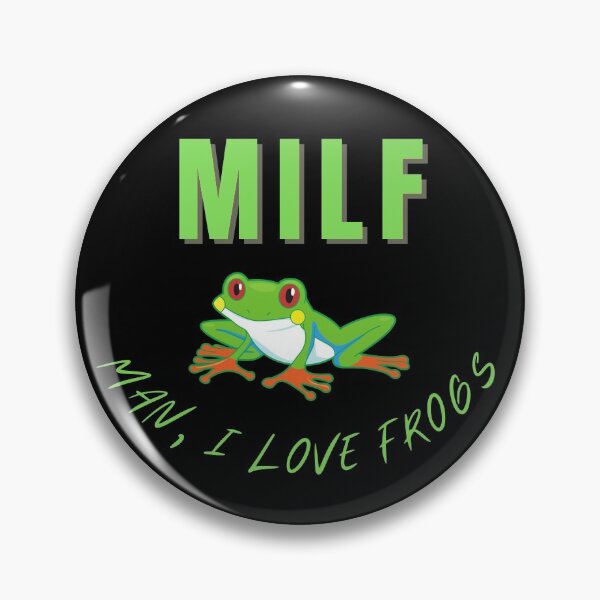 Item preview, MILF: Man, I Love Frogs Cute Animal Lover & Mom Life Quote Humor designed and sold by ZEROXCOOL.