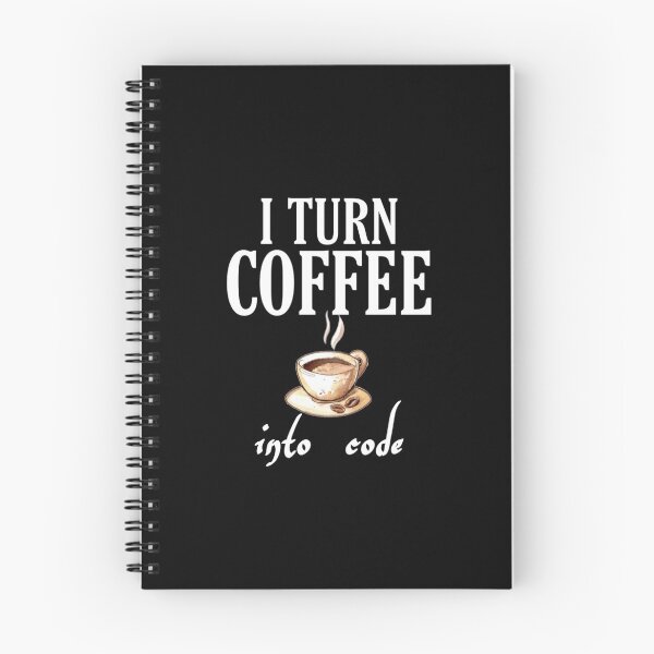 Item preview, I Turn Coffee Into Code Programmer Hacker designed and sold by medbouk1.