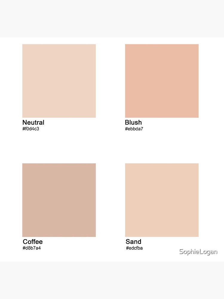 Neutral store colour palette