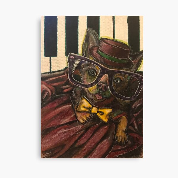 Harley the Musical Master Pup Canvas Print