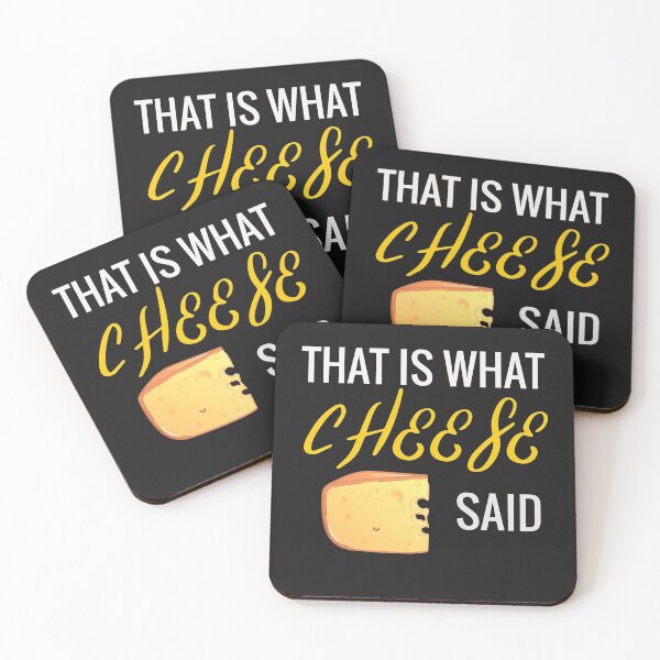 Item preview, That is what cheese said, Food joke, Cheesey, Cheese lover, cheddar, Cheese saying, Cheese funny joke, Cheese pun, Food saying, Food pun, Cartoon food designed and sold by T. MINISTRY.