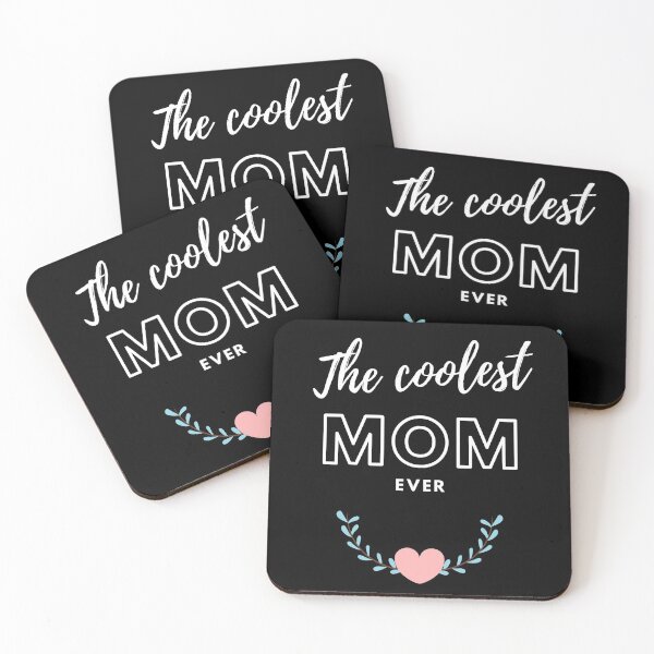Item preview, The Coolest mom ever in black designed and sold by ForeverInColors.