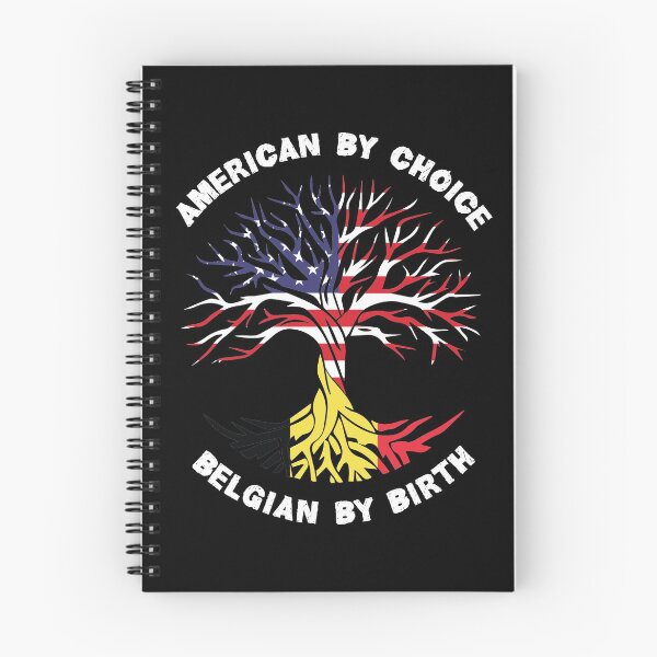 Item preview, Belgian By Birth American By Choice, Half Belgian Half American Flag, Belgian Roots Tree designed and sold by ArtsyloShop.