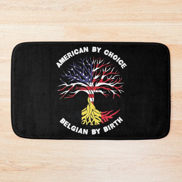 Item preview, Belgian By Birth American By Choice, Half Belgian Half American Flag, Belgian Roots Tree designed and sold by ArtsyloShop.
