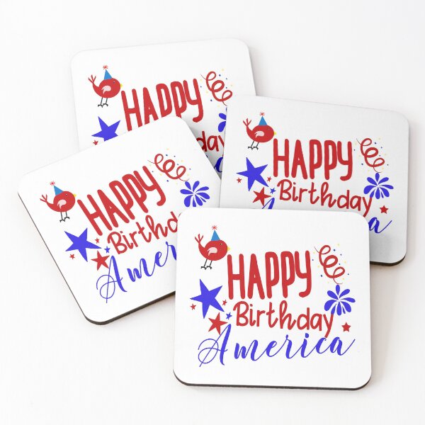 Item preview, Happy Birthday America - 4th of July Independence Day designed and sold by younghopes.