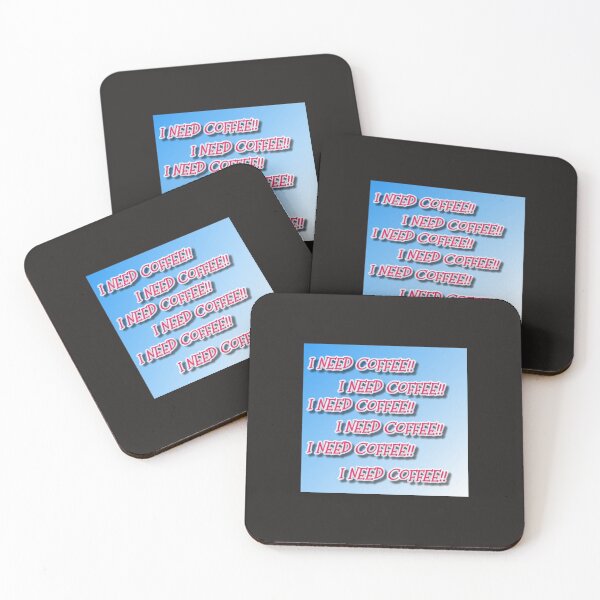 Item preview, I NEED COFFEE!! designed and sold by FACELESS MONKEY.