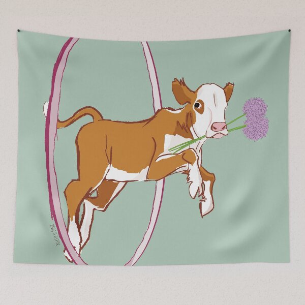 Item preview, Sipuli the male calf with onions #4 designed and sold by EskTuulispaa.