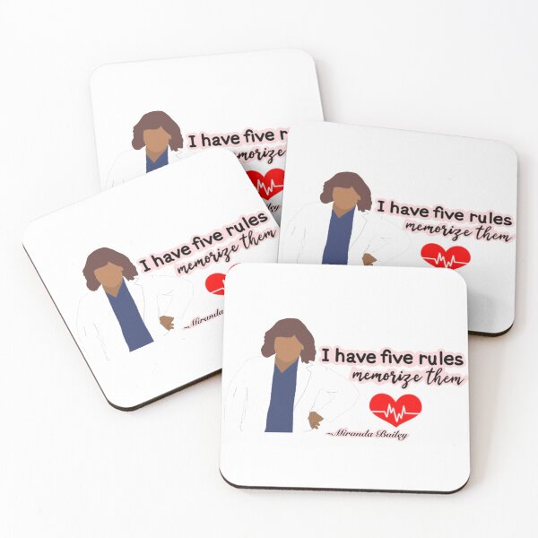 Item preview, Miranda Bailey “I have 5 rules memorize them” designed and sold by Alexisnk.