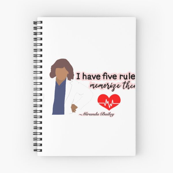 Item preview, Miranda Bailey “I have 5 rules memorize them” designed and sold by Alexisnk.