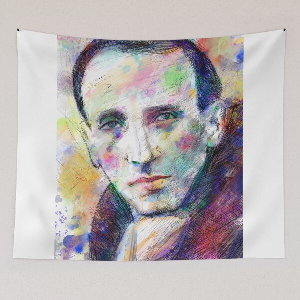 Item preview, JACQUES PREVEL watercolor portrait designed and sold by lautir.