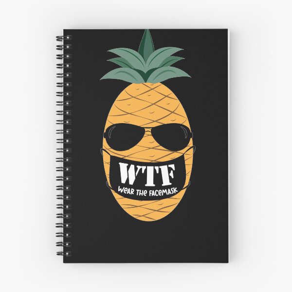 Item preview, funny text with pineapple in face mask designed and sold by Khengee.
