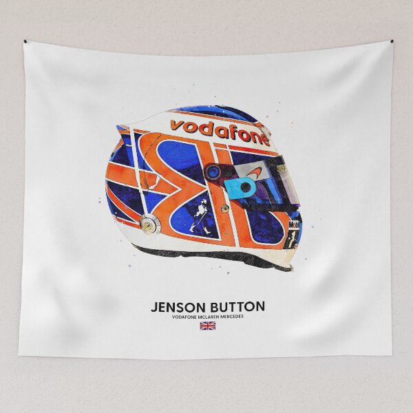 Item preview, F1 2010 Jenson Button Crash Helmet designed and sold by d25bev.