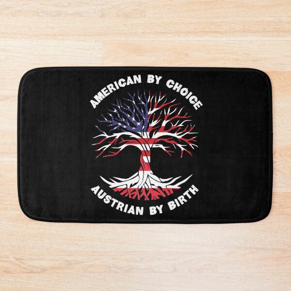 Item preview, Austrian By Birth American By Choice, Half Austrian Half American Flag, Austrian Roots Tree designed and sold by ArtsyloShop.