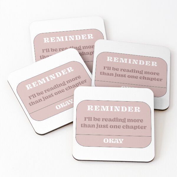 Item preview, One More Chapter Reminder designed and sold by bookishneighbor.