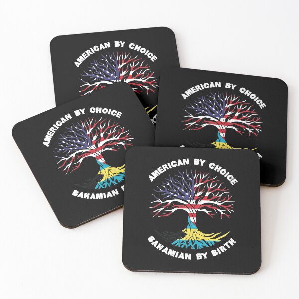 Item preview, Bahamian By Birth American By Choice, Half Bahamian Half American Flag, Bahamian Roots Tree designed and sold by ArtsyloShop.