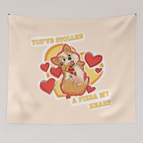Item preview, Pizza Corgi designed and sold by chromacaim.
