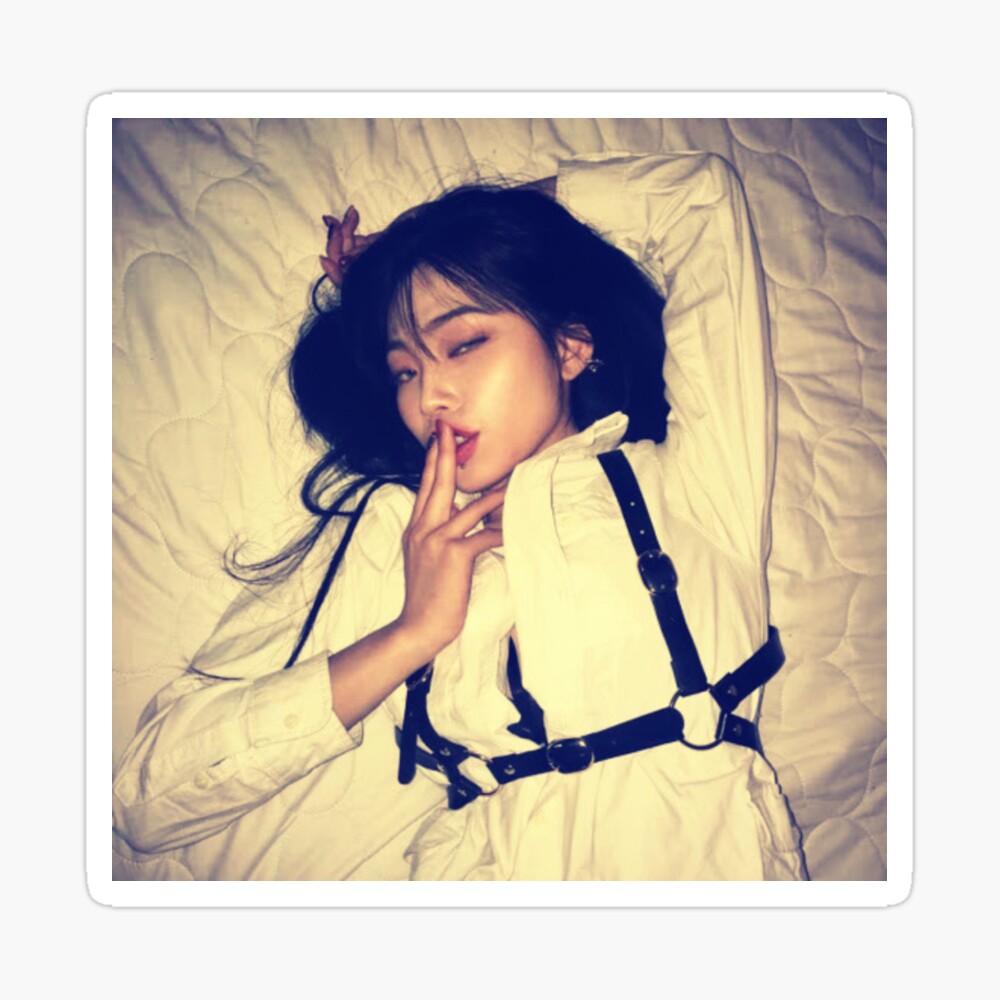 korean model aesthetic finger over lips photographic print by incognztio redbubble