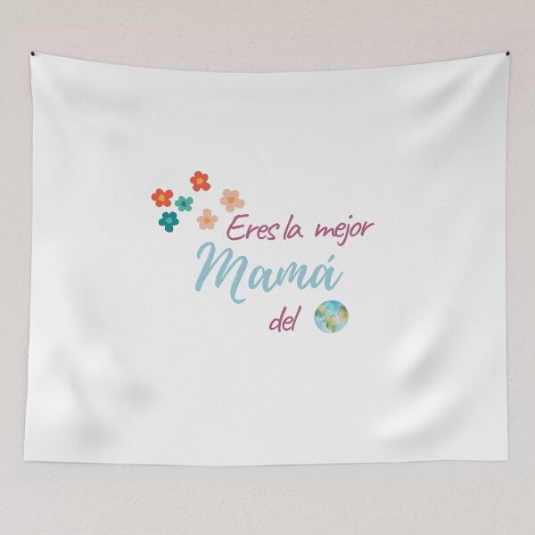 Item preview, You are the best mom in the world in White – Spanish designed and sold by ForeverInColors.