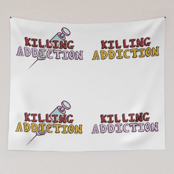 Item preview, Killing addiction pattern designed and sold by Yellowsprint.