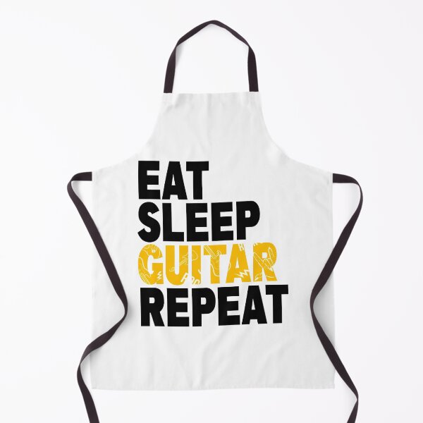 Item preview, Comer. Dormir. Guitarra. Repetir. Diseño de Guitarra designed and sold by Teebubbleuk.