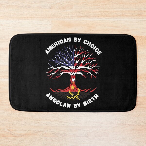 Item preview, Angolan By Birth American By Choice, Half Angolan Half American Flag, Angolan Roots Tree designed and sold by ArtsyloShop.