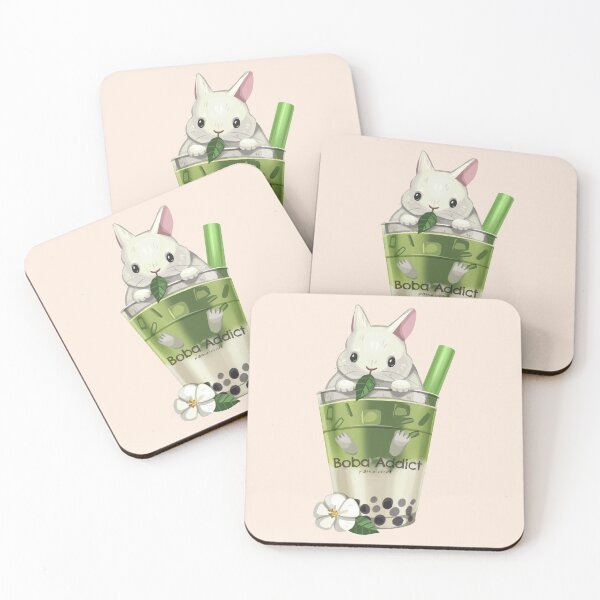 Artikelvorschau, Grüner Tee Boba Bunny entworfen und verkauft von Pameloo.