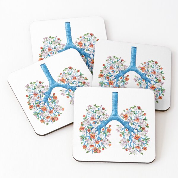 Item preview, Flowery floral lungs art designed and sold by AznavourByKarin.