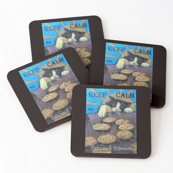Item preview, Keep Calm with Cats and Cookies designed and sold by Artladyjen.