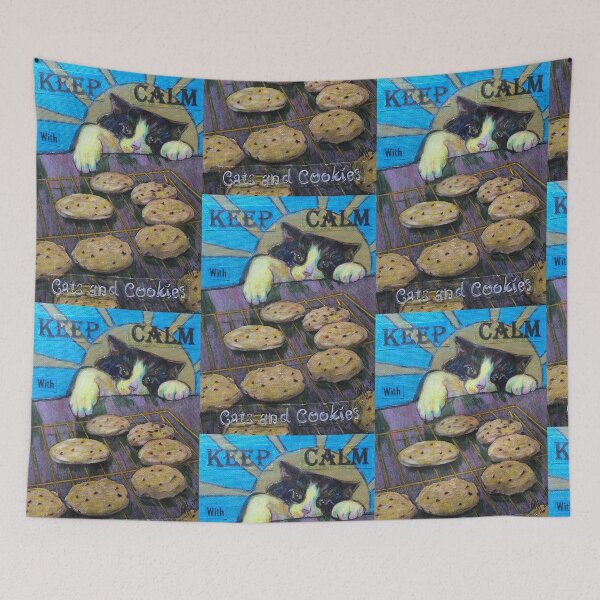 Item preview, Keep Calm with Cats and Cookies designed and sold by Artladyjen.