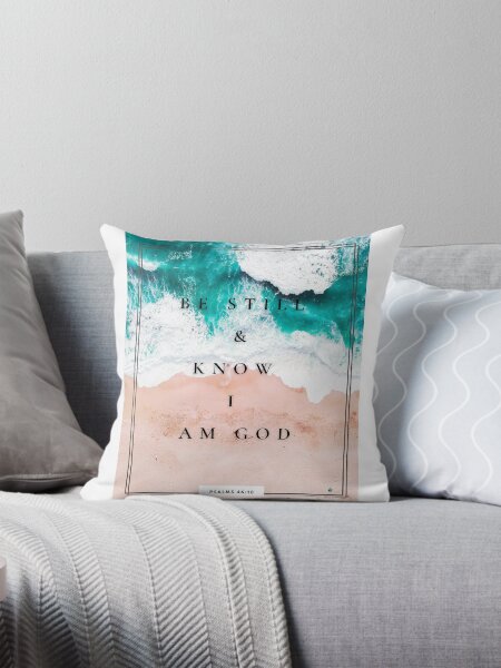 Artikel-Vorschau von Sei still und wisse, dass ich Gott Ocean Blue bin, designt und verkauft von coldesignsbysam.