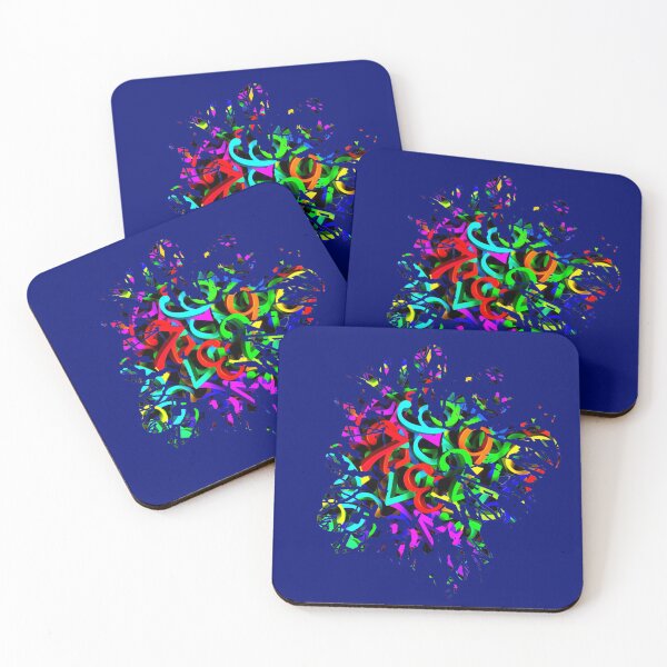 Item preview, Exploding Numbers designed and sold by artistoutfitter.