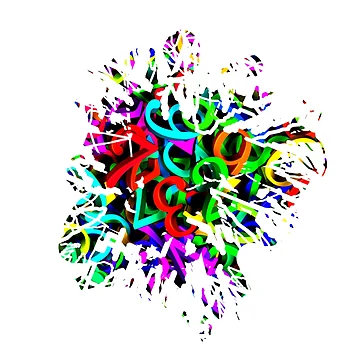 Artwork thumbnail, Exploding Numbers by artistoutfitter
