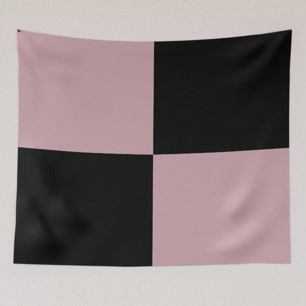 Item preview, Black and dusty pink contrast blocks designed and sold by IoanaHraball.