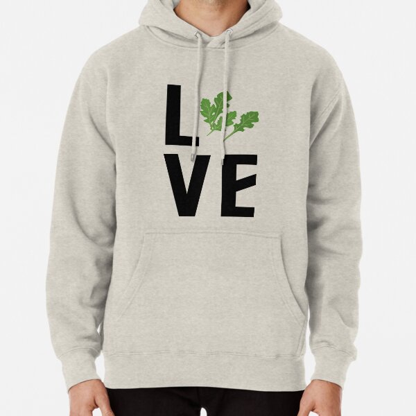 Vegetable Love, Arugula Love Pullover Hoodie