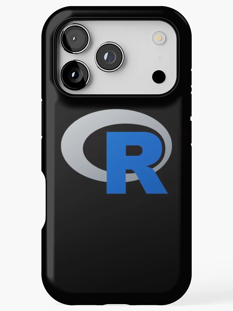 Thumbnail 1 of 4, iPhone Case, R programming language R logo designed and sold by Birdhead.